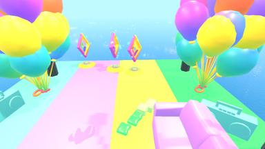 Click to see Cute short pastel rainbow obby