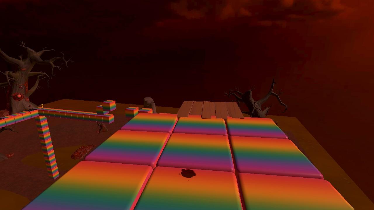 Cool rainbow scary short obby