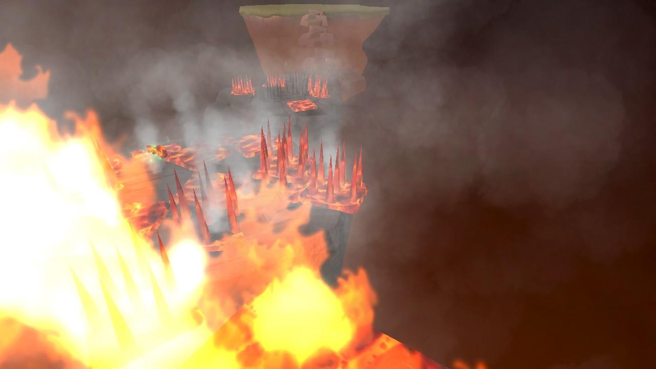 Medium erupting volcano obby(easier)