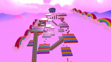 Click to see Mega rainbow obby 28k plays 75 followers special