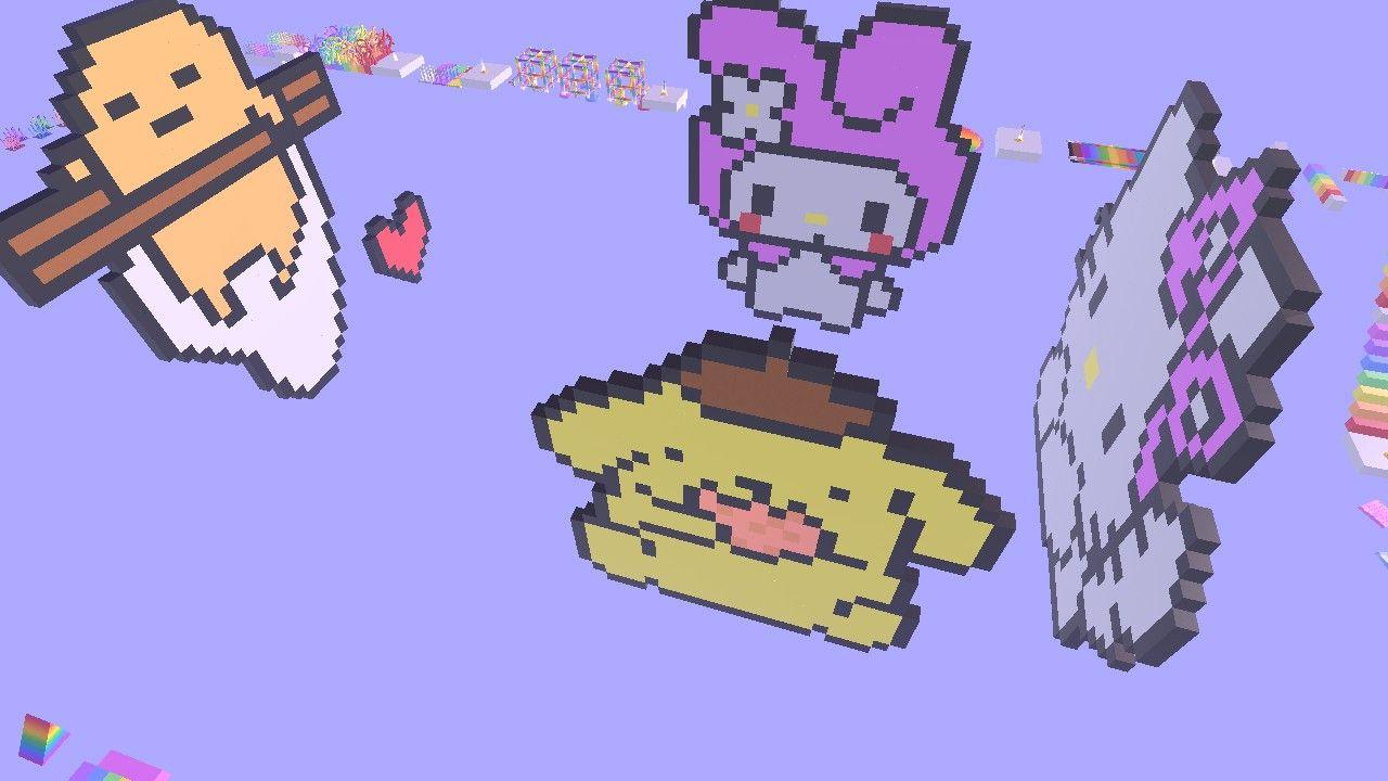 Rainbow Sanrio obby 😎🥰🌸🌈💅🏻✨