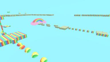 Click to see Mega Candy Rainbow Obby 🌈