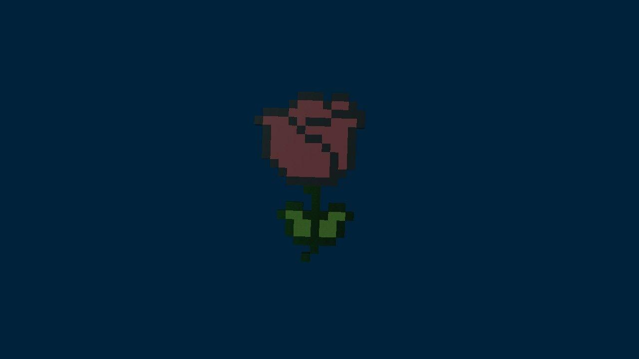 🖤🌹 Rose Pixel Art 🌹🖤