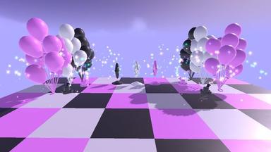 Click to see Black, pink and white obby