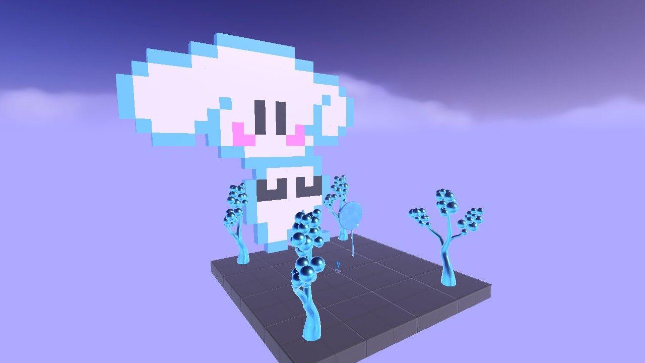 Cinnamoroll Pixel Art 