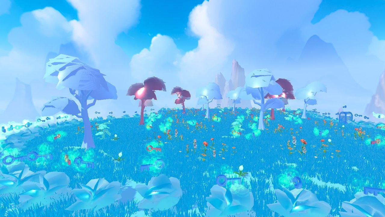 Blue world- Collect 250 Keys - Forest 