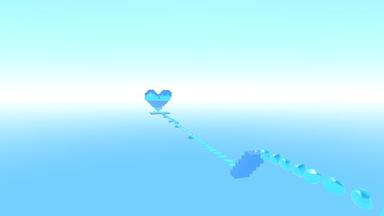 Click to see Cute blue hearted obby… 💙✨