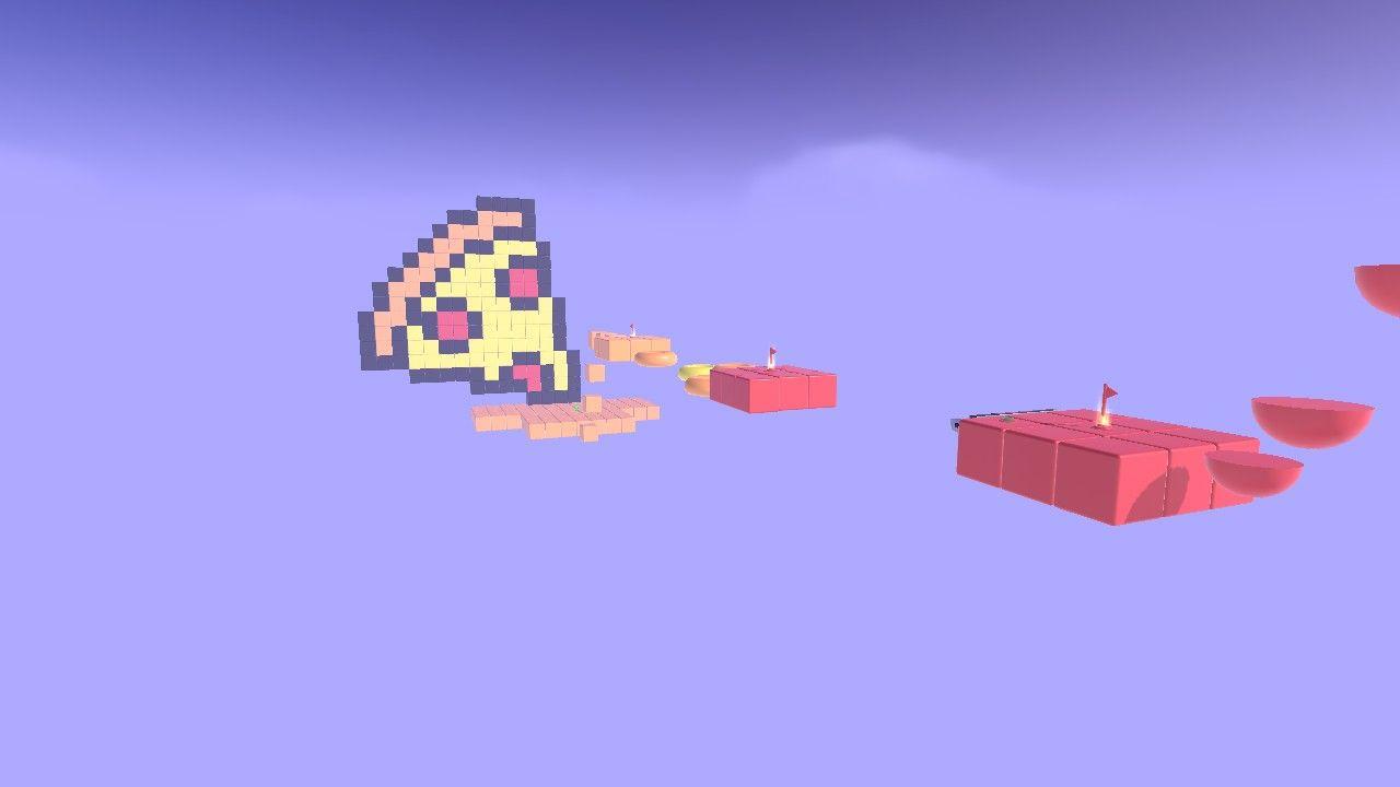 Pizza parkour speed run