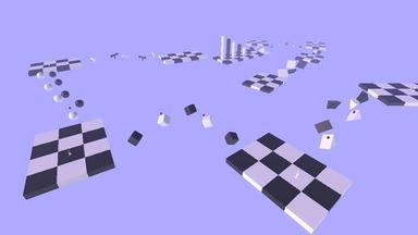 Click to see Black and White Obby Fun Run